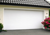 Brilliant White Garage Door