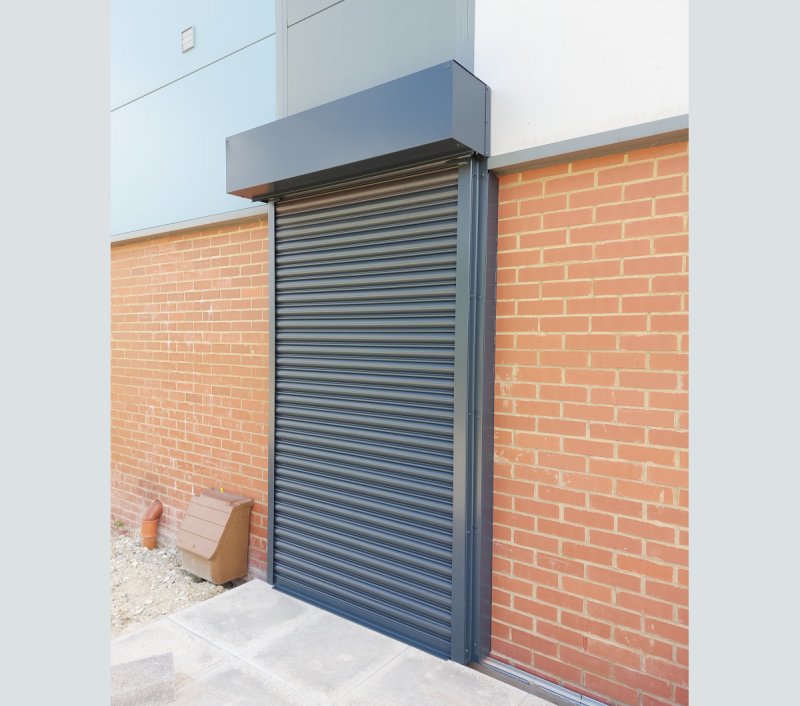 Warehouse roller shutter in Ashford